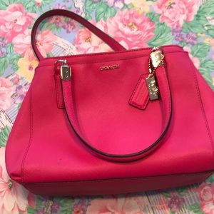 Coach, pink satchel